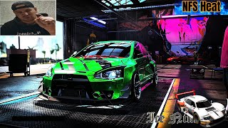 Need for Speed Heat 2024 Mitsubishi Lancer Evolution Extreme Graphics PC RTX 3070 TI [upl. by Bowler]