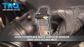 How to Replace Mass Airflow Sensor 20072013 Acura MDX [upl. by Nelli256]