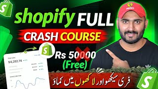 Shopify Dropshipping Full Course 2024  Shopify Tutorial For Beginners [upl. by Leverett]