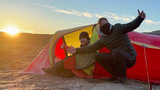 Winter Camping in the Swedish Mountains for Three Days [upl. by Carolle]