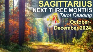 SAGITTARIUS NEXT THREE MONTHS quotA MAJOR CHANGE FOR THE BETTERquot Tarot Reading October  December 2024 [upl. by Euqilegna954]