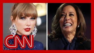 CNN anchors react to Taylor Swift’s endorsement of Kamala Harris [upl. by Tyson23]