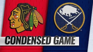 020119 Condensed Game Blackhawks  Sabres [upl. by Joice]