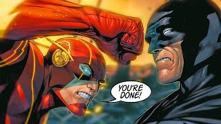 The Flash Punches Batman [upl. by Elakram142]