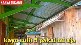 REHAB KANOPI TERAS MENGGANTI LISPLANG KAYU DENGAN BAJA RINGAN [upl. by Livingstone458]