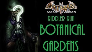 Strike Plays  Batman Arkham Asylum  Riddler Run  Botanical Gardens [upl. by Naxor214]