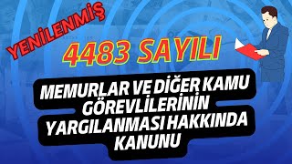 4483 Sayılı Memurlar ve Diğer Kamu Görevlilerinin Yargılanması Hakkında Kanun Soruları [upl. by Bucella582]