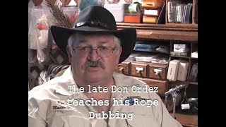 Jack Dennis presents the late master fly tyer Don Ordes teaching incredible rope dubbing techniques [upl. by Berns]