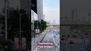 footbridge hongkong overlookingview [upl. by Gokey]