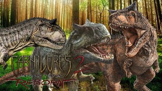 Carnivores 2 Dinosaur Hunter Reborn  Carnotaurus amp Allosaurus Kill All [upl. by Adal726]