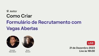 Formulário de Recrutamento com Vagas Abertas [upl. by Sitnalta]