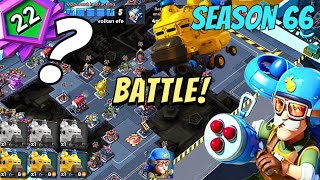 Warships Season 66  5 ER Attacks Rank 2122 Boombeach Gameplay [upl. by Leumas]