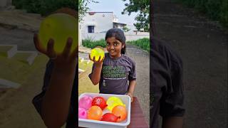 water balloon catching challange💧🎈TomampJerry 😁DiyaIshwarya shorts viralvideo [upl. by Bolte]