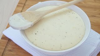 How to Make Bechamel Sauce  Easy Homemade Bechamel White Sauce Recipe [upl. by Euqinwahs]