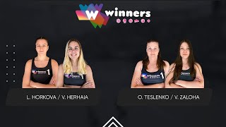 Winners Beach Volleyball Women L Horkova  V Herhaia  O Teslenko  V Zaloha 01082024 [upl. by Bazil]