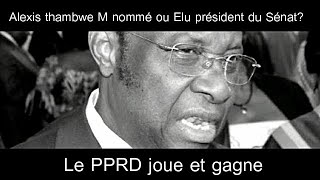 USA EVEIL FLASH Le PPRD jouetil et gagne  Alexis TAMBWE nommé ou élu président du Sénat [upl. by Soinotna]