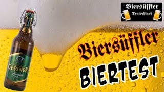 Biertest  Gessner Premium Pils [upl. by Nattie]