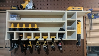 Cordless Drill Charging and Storage Rack [upl. by Oloap774]