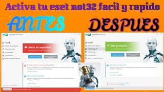 COMO ACTIVAR Y ACTUALIZAR la LICECIA del ANTIVIRUS ESET NOD 32 GRATIS 2021ACTIVA ANTIVIRUS GRATIS [upl. by Rehpotsirhcnhoj]