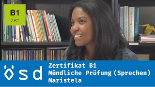 ÖSD Zertifikat B1 – Mündliche Prüfung Sprechen [upl. by Elreath785]