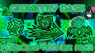 FENIXCORE TEXTURE PACK v11  ICONS UPDATE  Medium amp High Android amp Steam  Geometry Dash 211 [upl. by Auqeenahs]