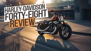 HarleyDavidson FortyEight Review The Iconic Bobber That Defines Style and Performance harley [upl. by Ahsital]