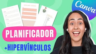 Cómo crear un PLANIFICADOR en Canva  Tutorial FÁCIL [upl. by Inaffets]