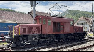 Oebb OensingenBalsthalBahn  Rangierfahrt Krodokil 15301 De 66 [upl. by Huntley974]