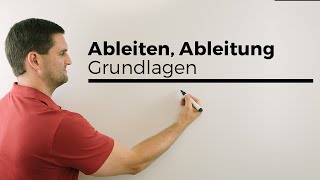 Ableiten Ableitung Grundlagen Konstante Potenz Faktor  Mathe by Daniel Jung [upl. by Purvis165]