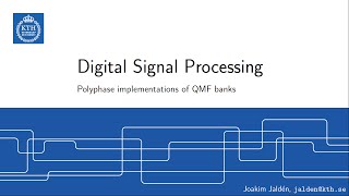 Polyphase QMF [upl. by Ingaberg]