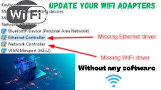 Automatically Update WiFi Driver Windows 10 In Laptop Simple and Quick Way [upl. by Aztilay460]