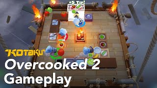 Overcooked 2 Nintendo Switch Gameplay E3 2018 [upl. by Dnalro401]