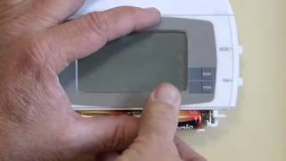 Replacing 2GIG Wireless Thermostat Batteries [upl. by Laud]