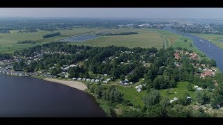 Vakantiepark aan het water in Friesland  Vakantiepark Bergumermeer [upl. by Hamrnand]