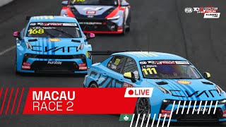 Macau  Race 2  2024 Kumho FIA TCR World Tour [upl. by Nwahsaj]