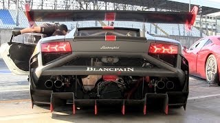 2013 Lamborghini Gallardo Super Trofeo Amazing V10 Sound [upl. by Ammadis]