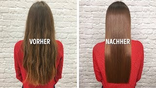 Mit diesen einfachen Mitteln wurden meine Haare glatt und seidig [upl. by Trebmal]