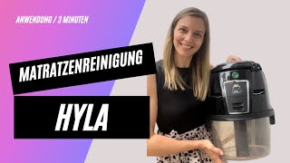 HYLA  Die Matratzenreinigung Anwendung [upl. by Fanchette]