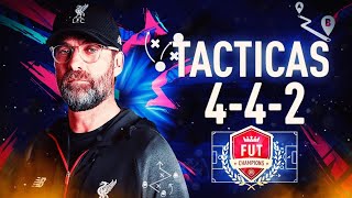 ✅TÁCTICAS e INSTRUCCIONES FORMACIÓN 442 en FIFA 22 [upl. by Aissac130]