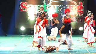 20 Amba Bajala Go Dance SAPTARANG 2024  Std3rd  Saptashrungi Schools Annual Day [upl. by Delmore]