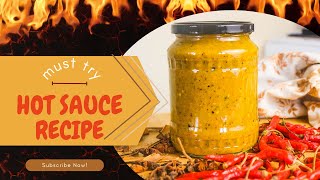 Hot Sauce Recipe [upl. by Dub]