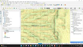 Calculating Topographic Position Index TPI using QGIS [upl. by Nettle76]