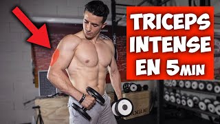 Triceps entrainement intense en 5min à la maison [upl. by Netsirhk]