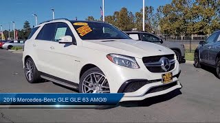 2018 MercedesBenz GLE GLE 63 AMG® Sport Utility Yuba City Oroville Roseville Sacramento Chico [upl. by Lothar]