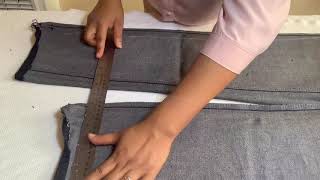 COMO ENTUBAR O ESTRECHAR TUS JEANS 👖 PASO A PASO DIY HOW TO TAPER YOUR JEANS [upl. by Abran]