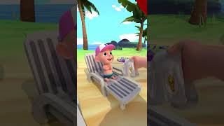 Swim Safety Song  Beach Song  Nursery Rhymes amp Kids Songs shorts nurseryrhymes [upl. by Eiralc]