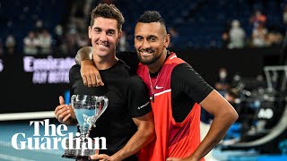 Nick Kyrgios on winning Australian Open doubles title A memory well never forget [upl. by Sonafets91]