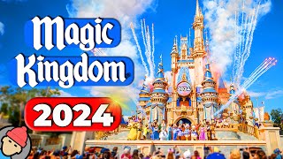 Disney’s Magic Kingdom RIDES and ATTRACTIONS 2024  Walt Disney World [upl. by Von]