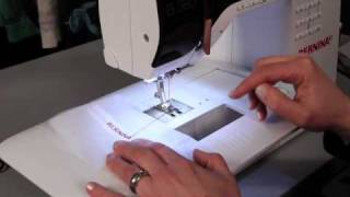 BERNINA 3er Serie Tutorial Alphabetstiche und Arbeitsspeicher [upl. by Yntrok777]