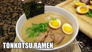 TONKOTSU RAMEN Recipe [upl. by Assirol]